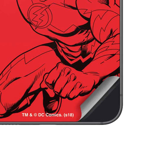 DC Comics The Flash Comic Pop Galaxy S25 Skin